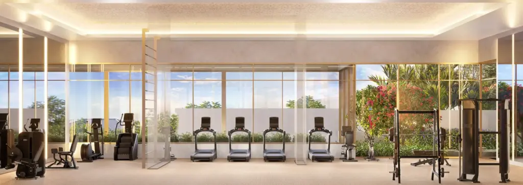 Fitness, Área De Cardio Do The Palace Oasis, Perspectiva Ilustrada